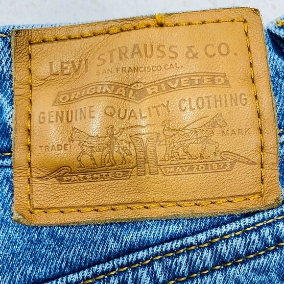 Levi’s Premium 70s High Flare Jeans 28x32 Stretch Denim EUC Retro Style - Picture 14 of 14
